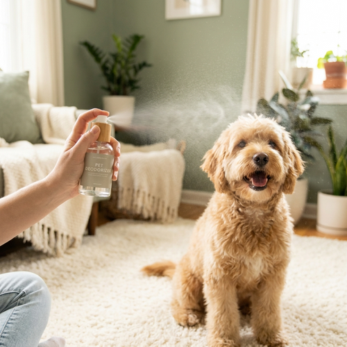 PawPerfect Deodorizing Pet Perfume Spray bottle